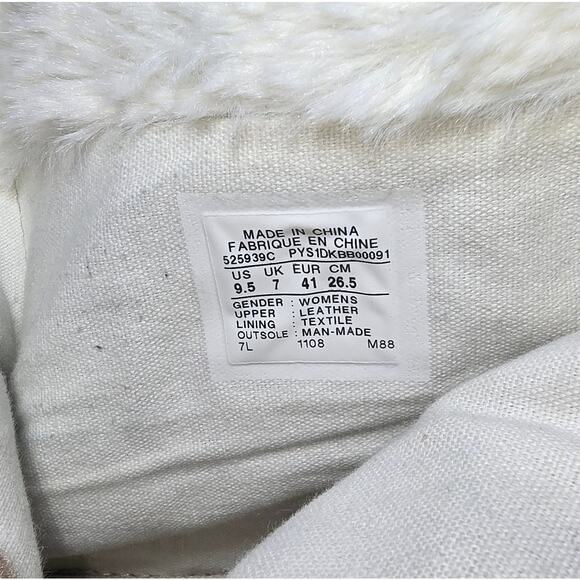 Converse All Stars Beverly Tan High Top Sneaker Boots Faux Fur US Womens 9.5 - Picture 7 of 8